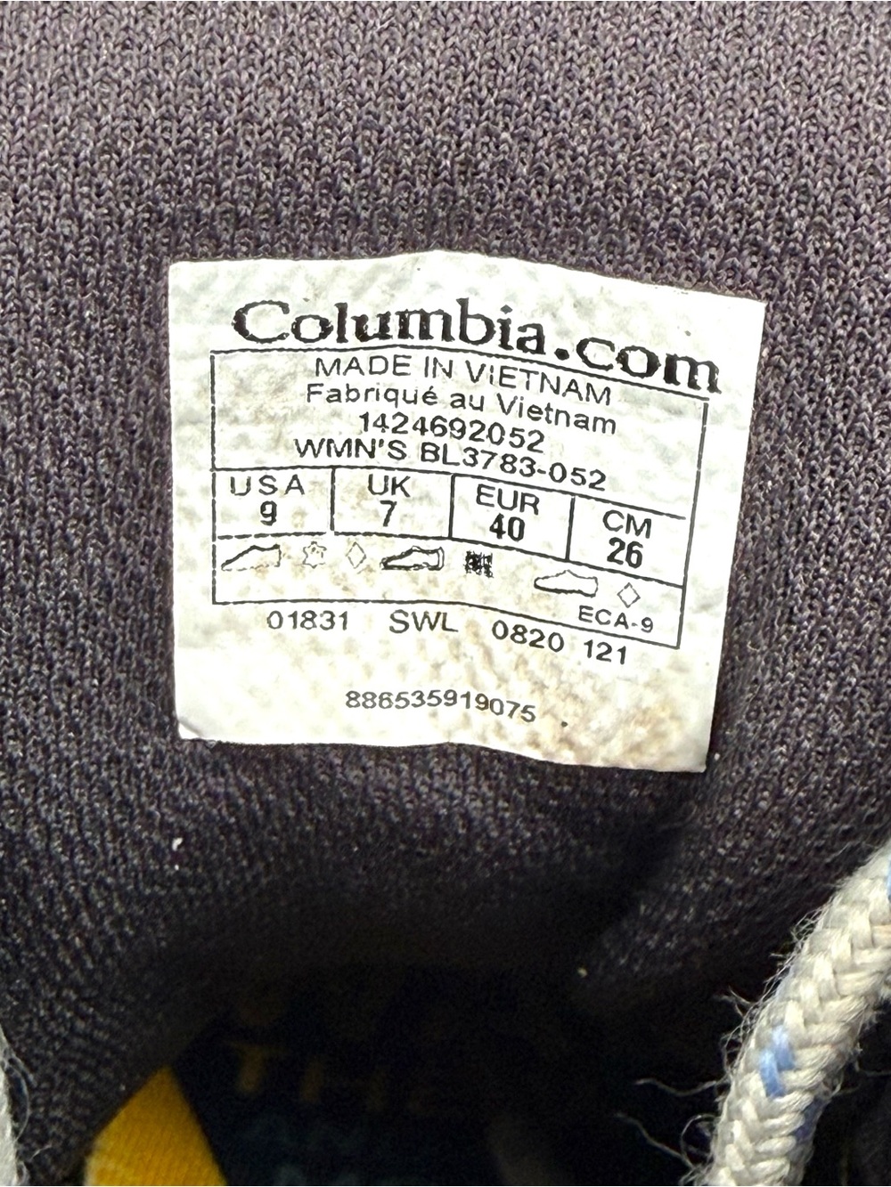 Columbia Newton Ridge Plus Women's Hiking Boots Size 9 Gray Waterproof - Picture 7 of 8